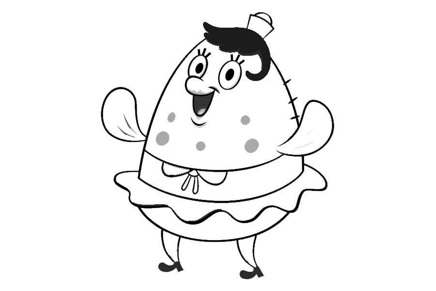 Mrs. Puff is happy